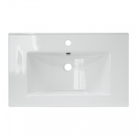 Раковина подвесная 75см Sanita Luxe Quadro QDR75SLWB01 белый